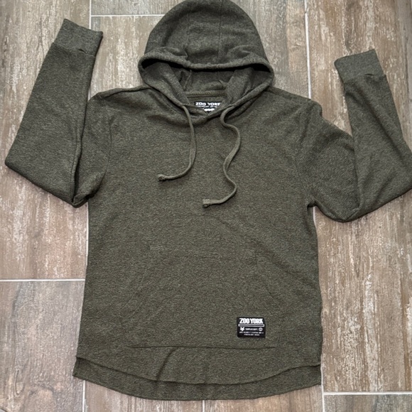 Zoo York Men's Dark Green Hoodie - Picture 1 of 5